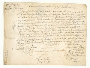 1787 French Document
